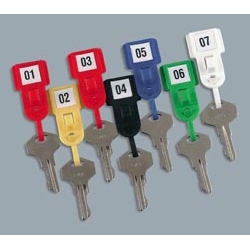 Helix Premium Key Hangers Assorted Colours [Pack